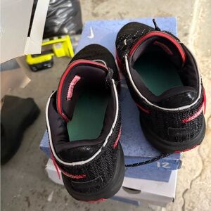 Nike Kids Sneakers in Black with Pink Highlights